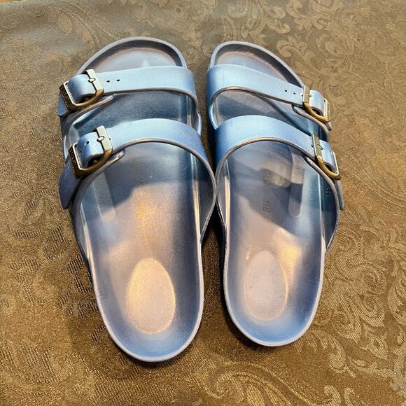 Birkenstock navy sandals for men size 10 - Picture 6 of 9
